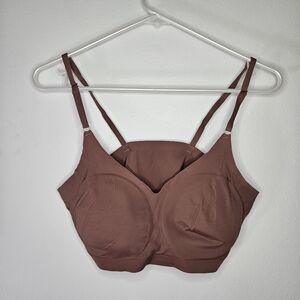 Brown Wire Free Lightly Padded Bra Sz XL